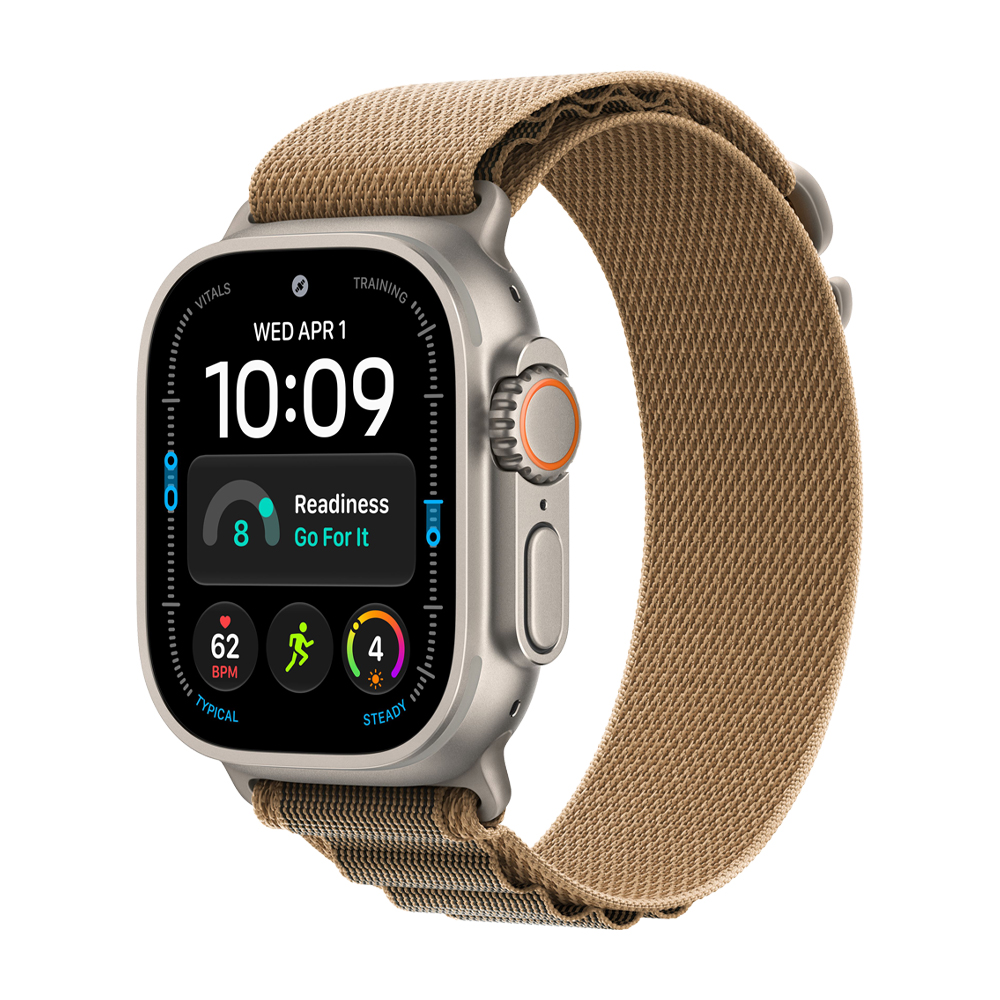 Купить Часы Apple Watch ULTRA 4 49мм «Натуральный титан» | Natural Titanium с ремешком «Альпийская петля» Alpine Loop в Улан-Удэ - iGenius