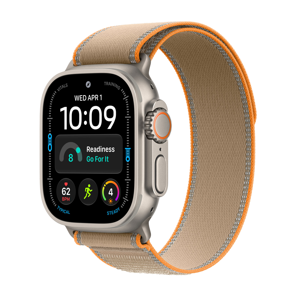 Купить Часы Apple Watch ULTRA 4 49мм «Натуральный титан» | Natural Titanium с ремешком «троповая петля» Trail Loop в Улан-Удэ - iGenius