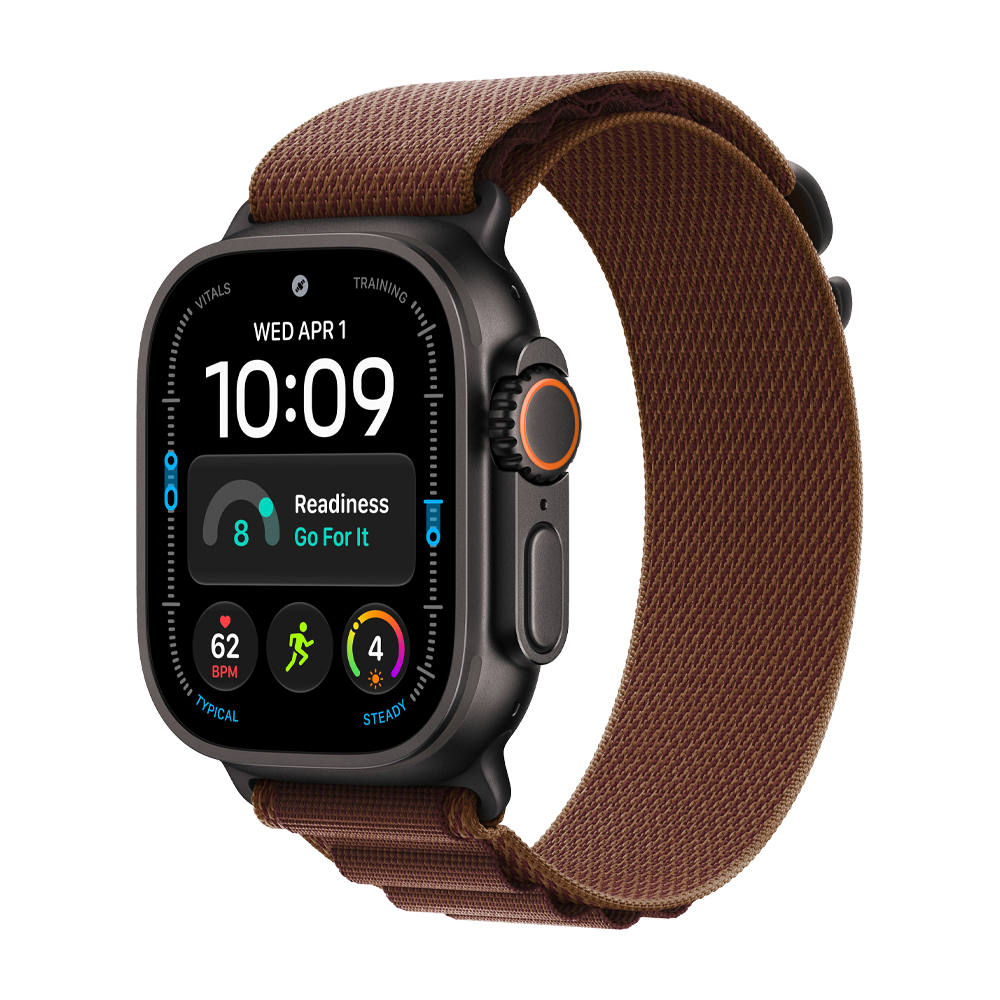 Купить Часы Apple Watch ULTRA 4 49мм «Чёрный титан» | Black Titanium с ремешком «Альпийская петля» Alpine Loop в Улан-Удэ - iGenius