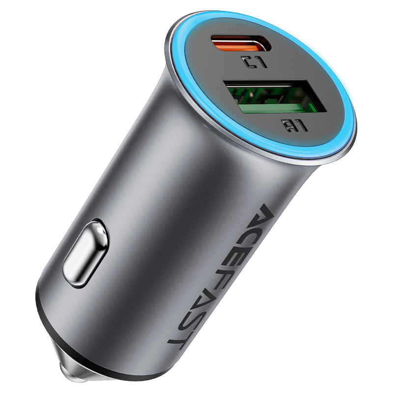 Автомобильное зарядное устройство ACEFAST 95Вт (USB-C + USB-A B16)